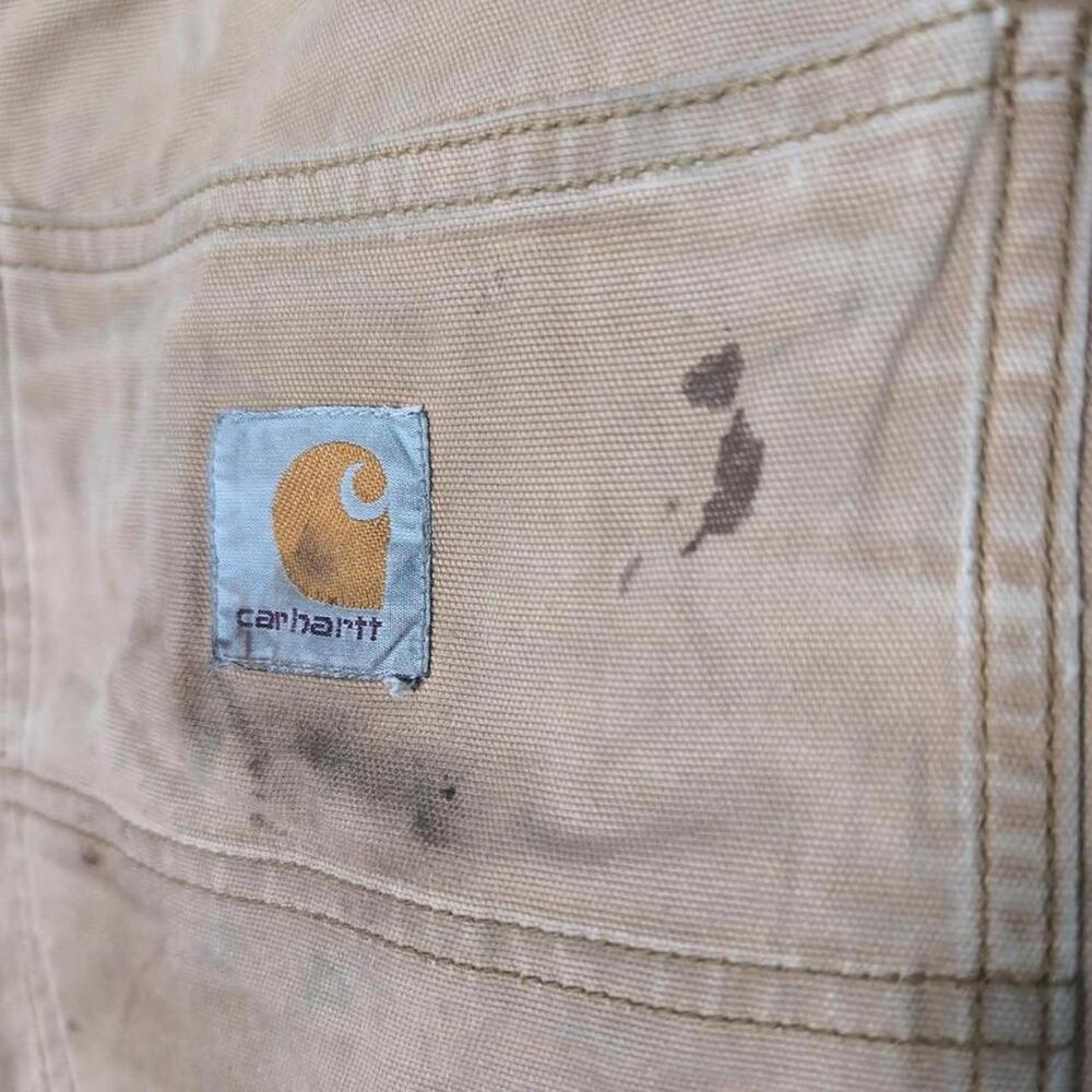 Broken in carhartt double knee streetwear work pants